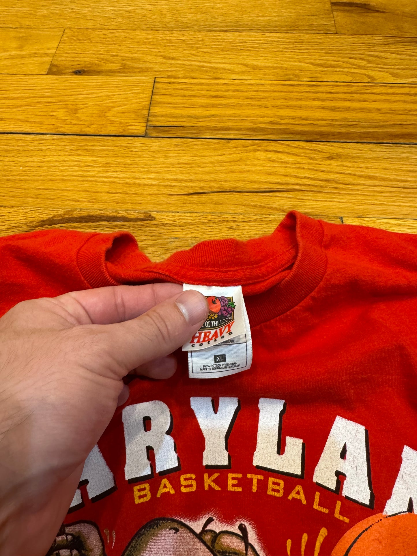 Maryland Basketball 2002 Graphic T-shirt (XL)