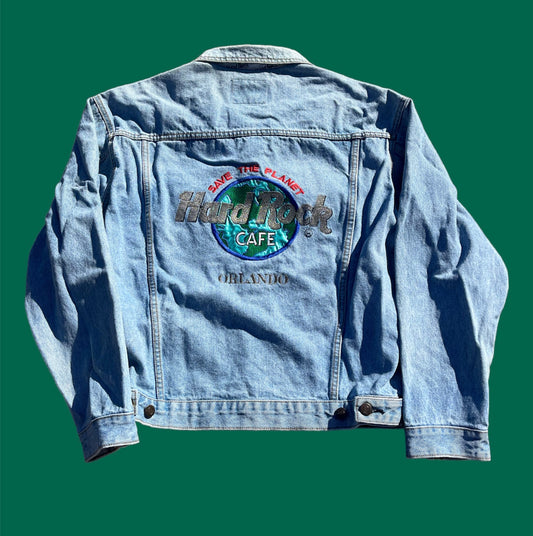 Hard Rock Orlando Vintage Denim Jacket (Medium)