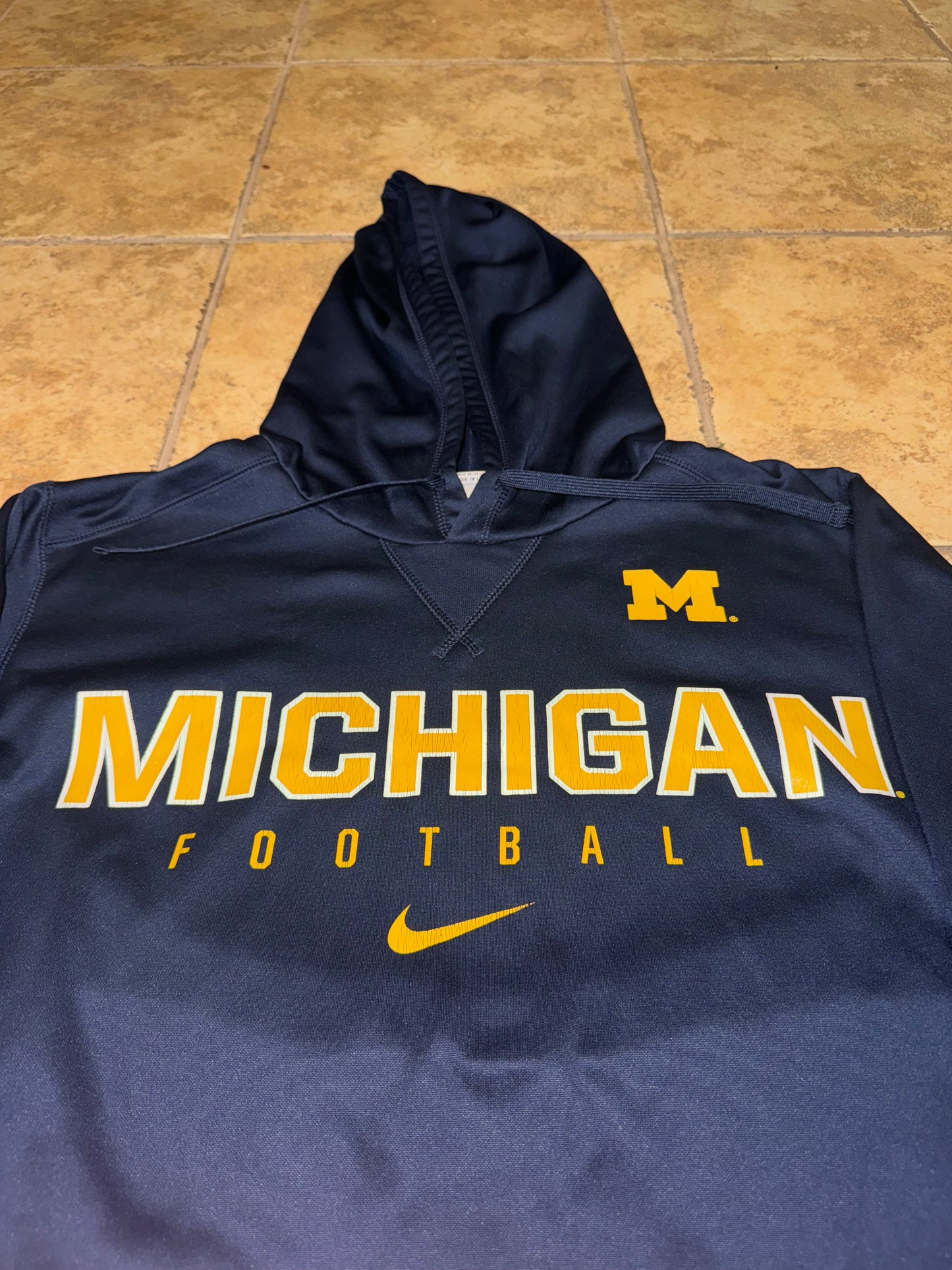 University of Michigan Football Nike Hoodie (Large)