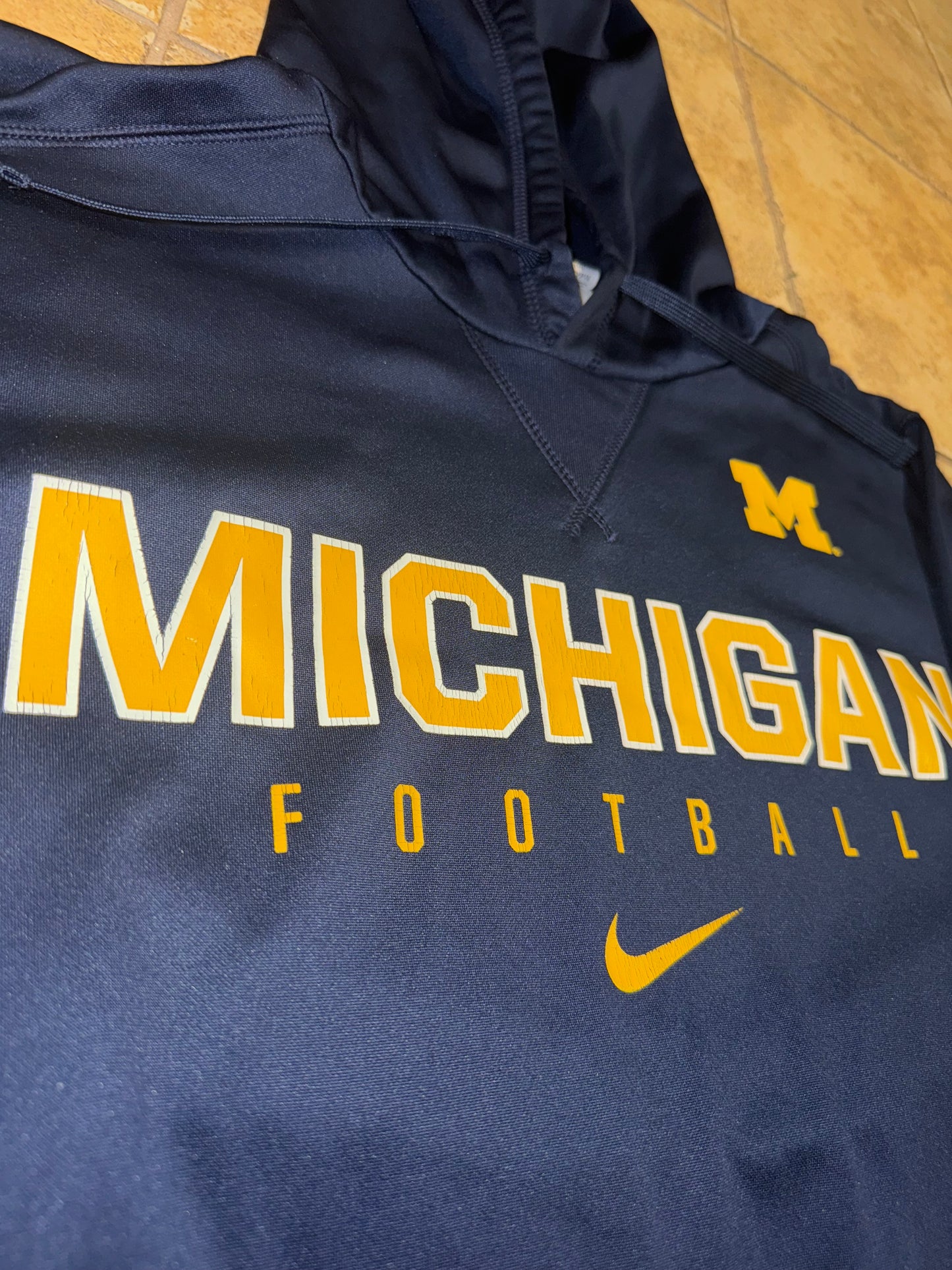 University of Michigan Football Nike Hoodie (Large)