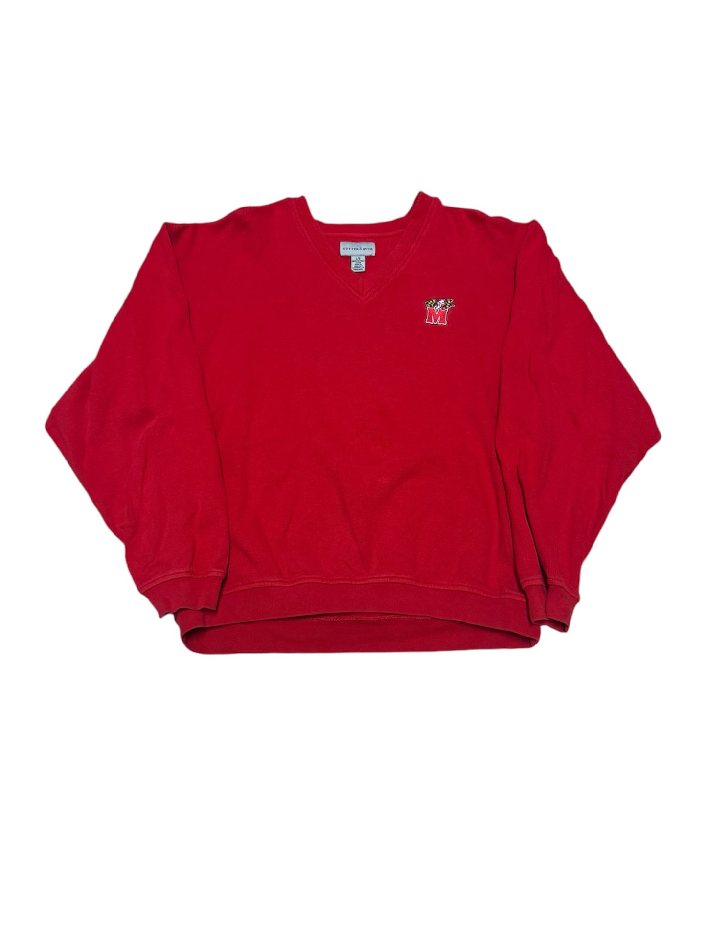 University of Maryland V-neck Sweatshirt (Large)