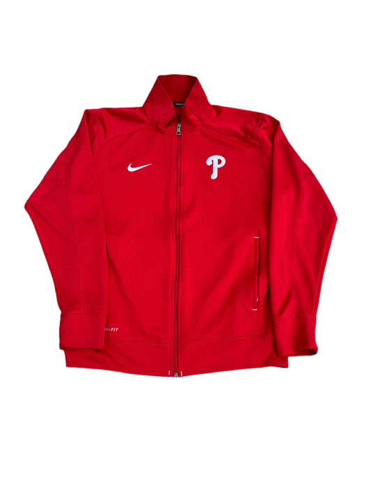 Philadelphia Phillies Nike Zip-up Sweatshirt (Large)