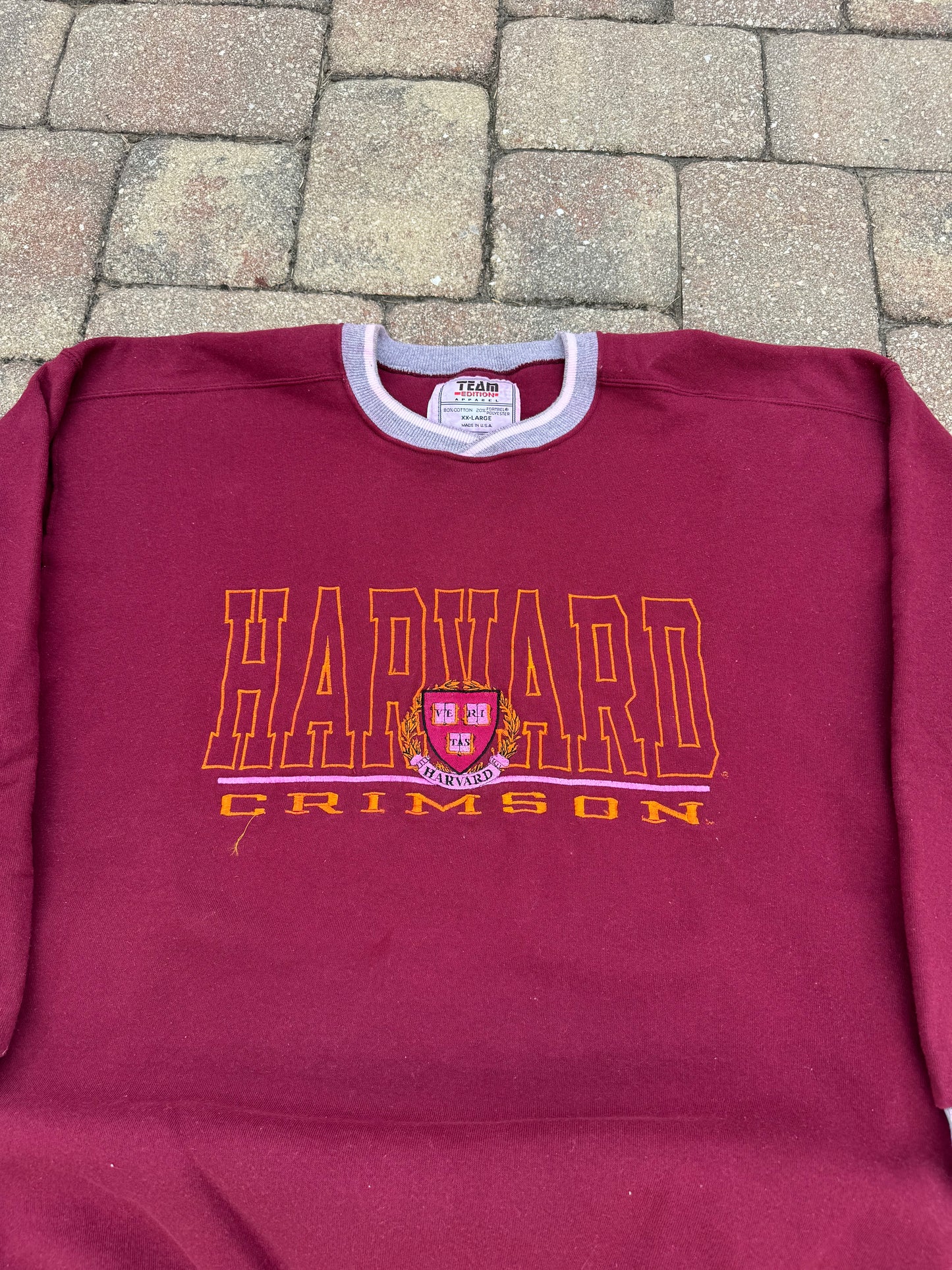 Harvard University Vintage Crewneck(XXL)