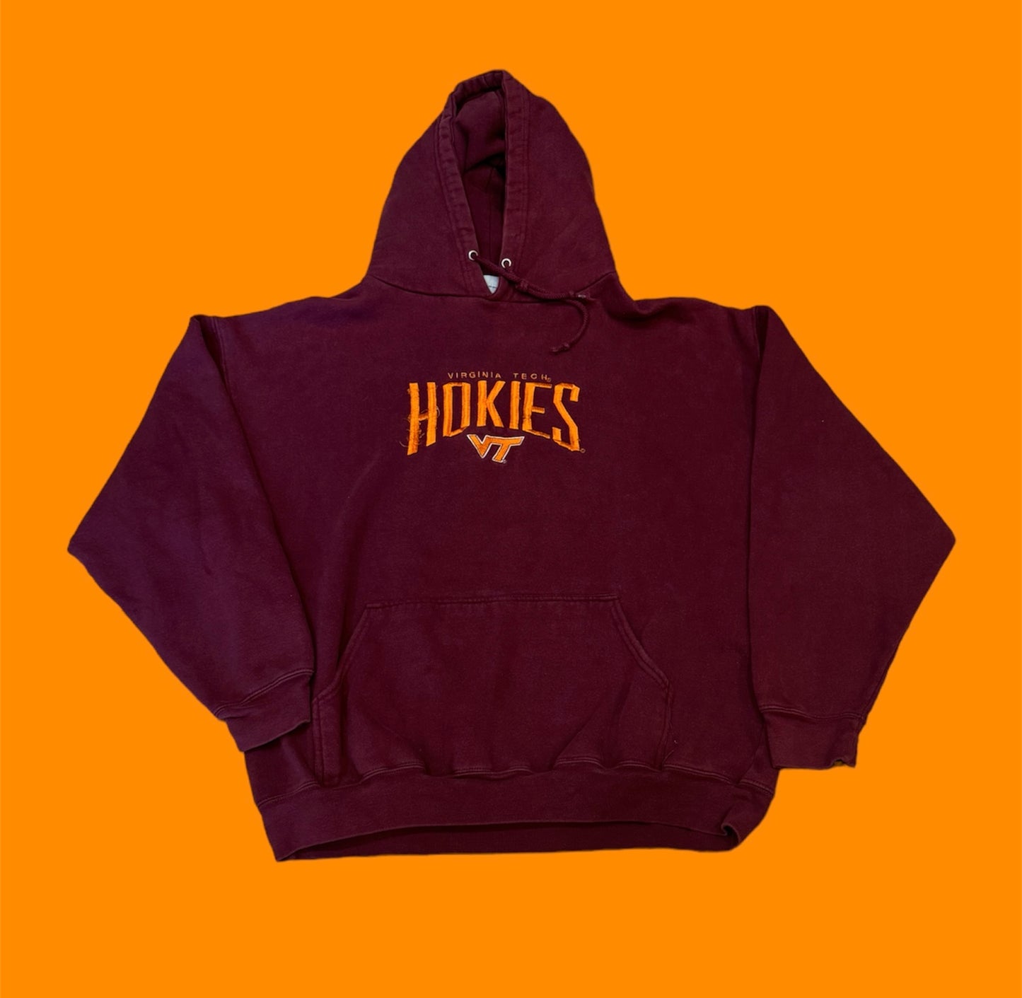 Virginia Tech Hokies Vintage Hoodie (Large)