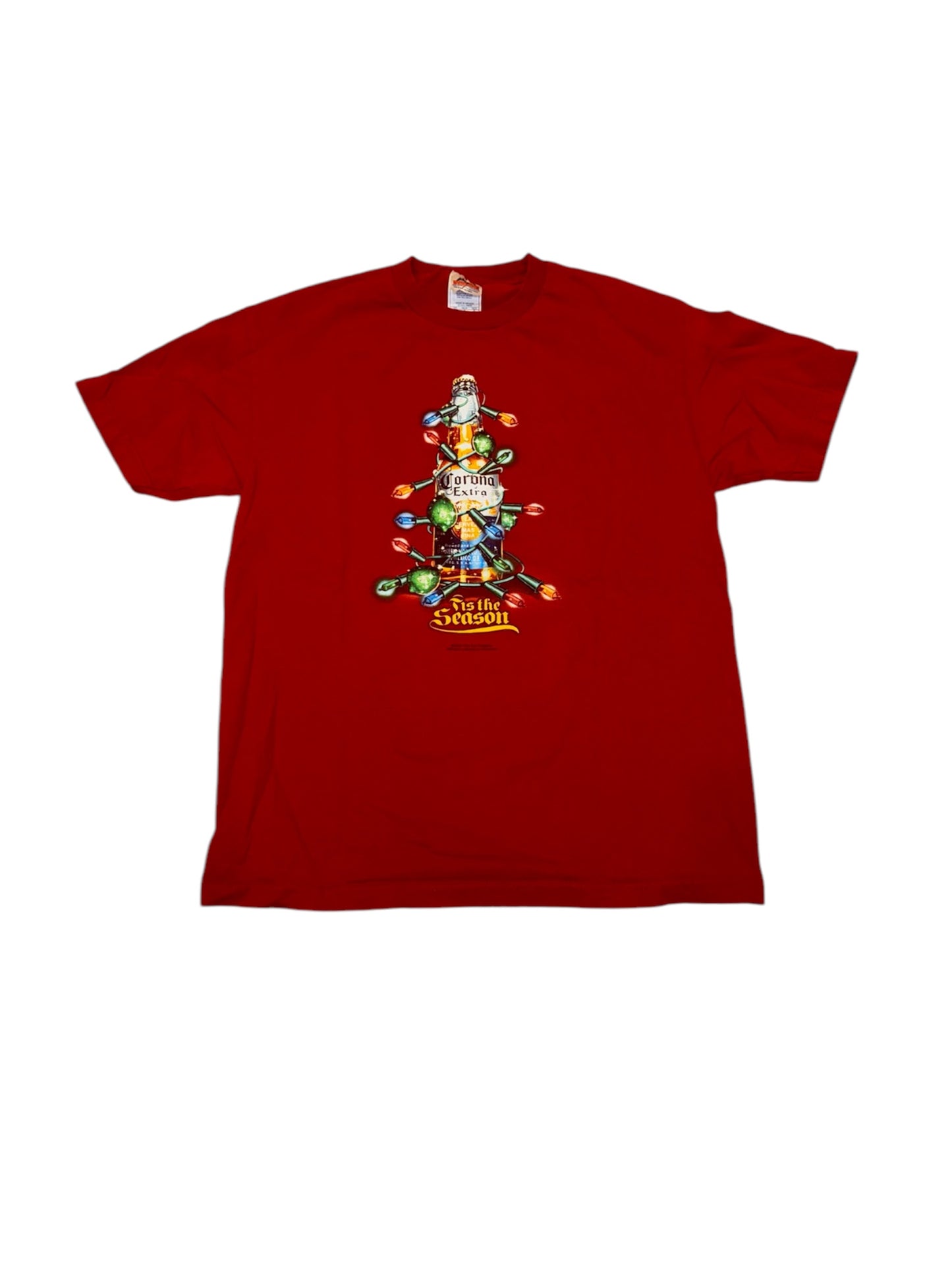 Corona Christmas Bottle T-shirt (Large)