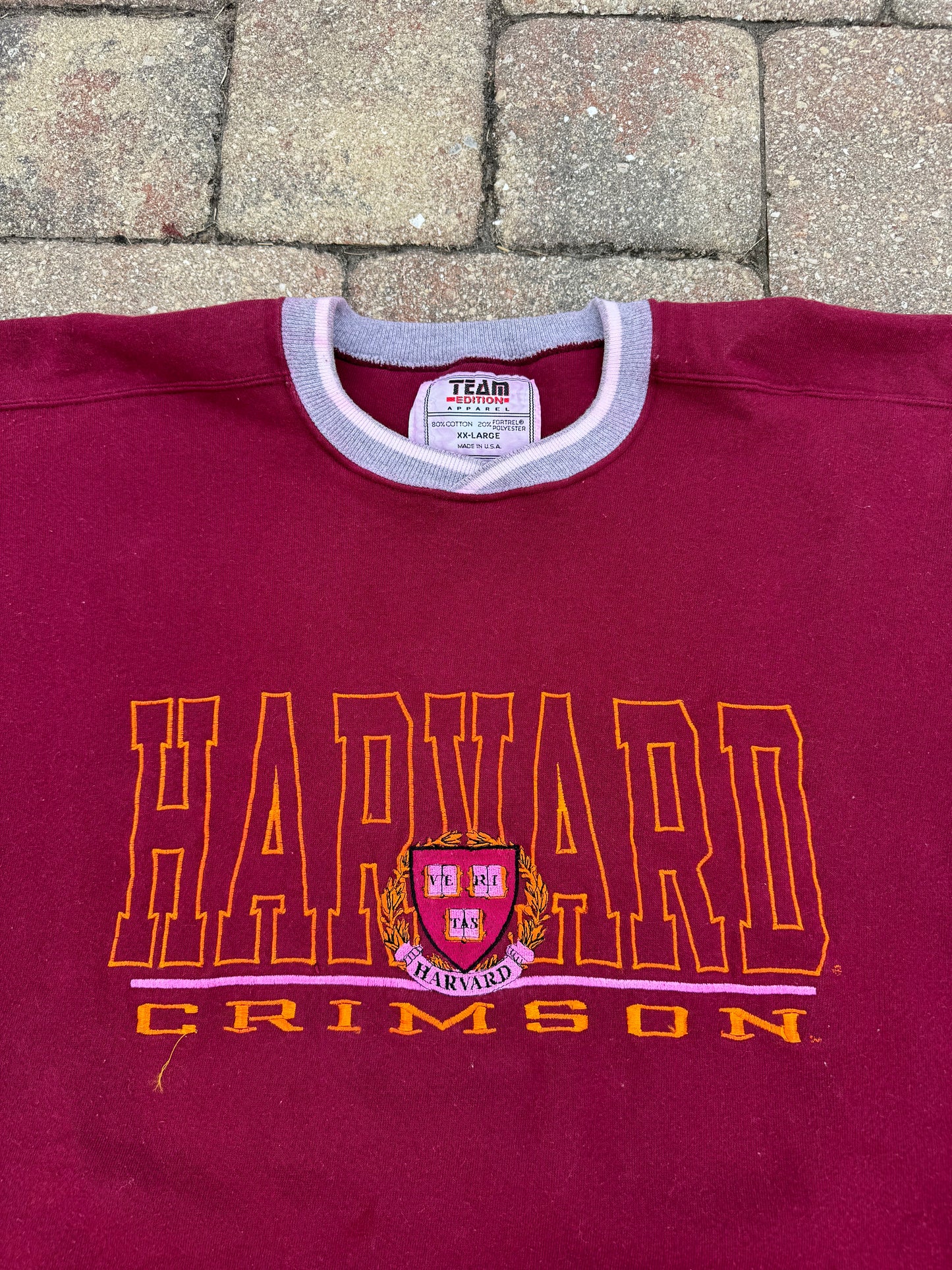 Harvard University Vintage Crewneck(XXL)