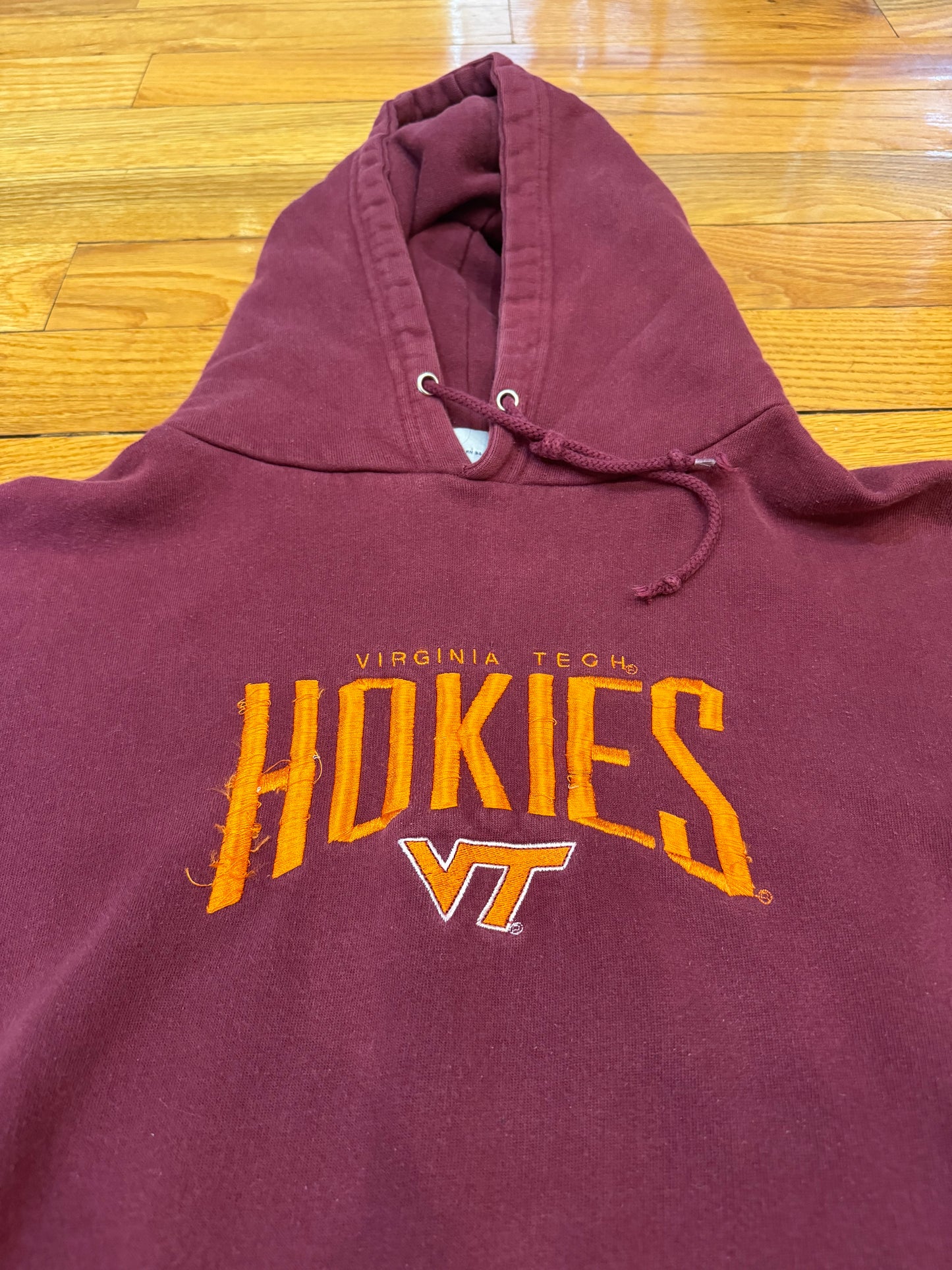 Virginia Tech Hokies Vintage Hoodie (Large)