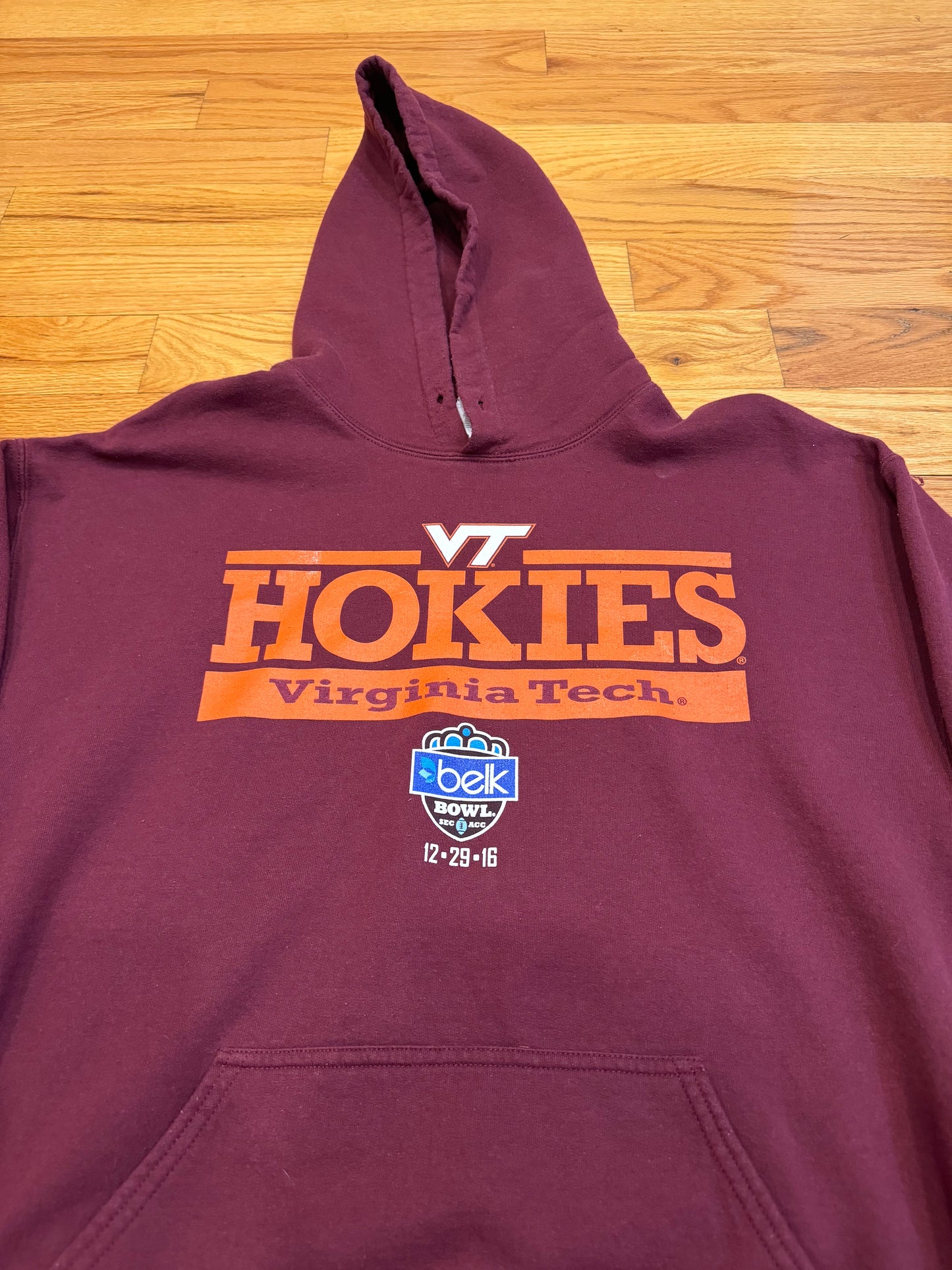 Virginia Tech Hokies Belk Bowl Sweatshirt (Large)