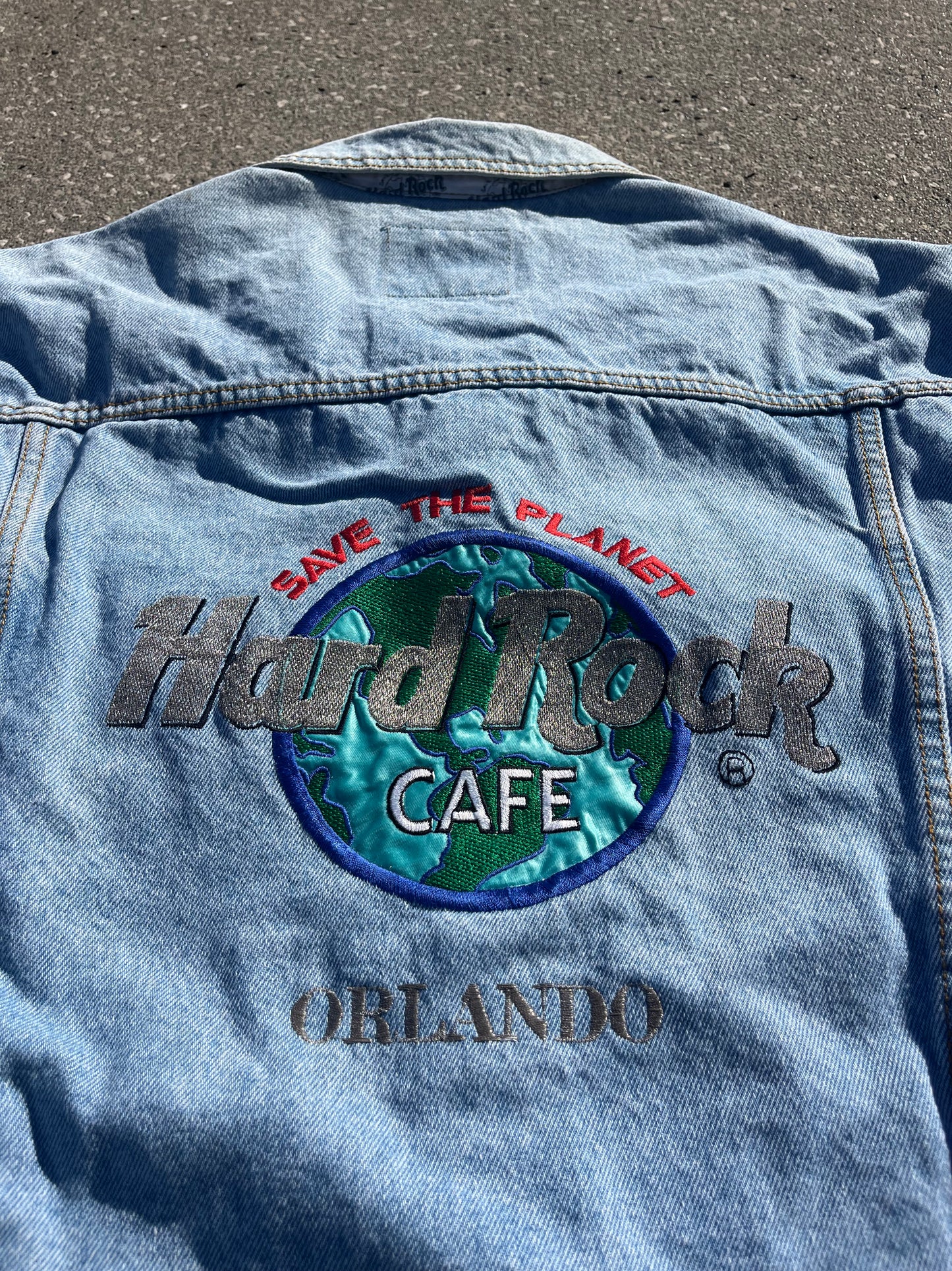 Hard Rock Orlando Vintage Denim Jacket (Medium)