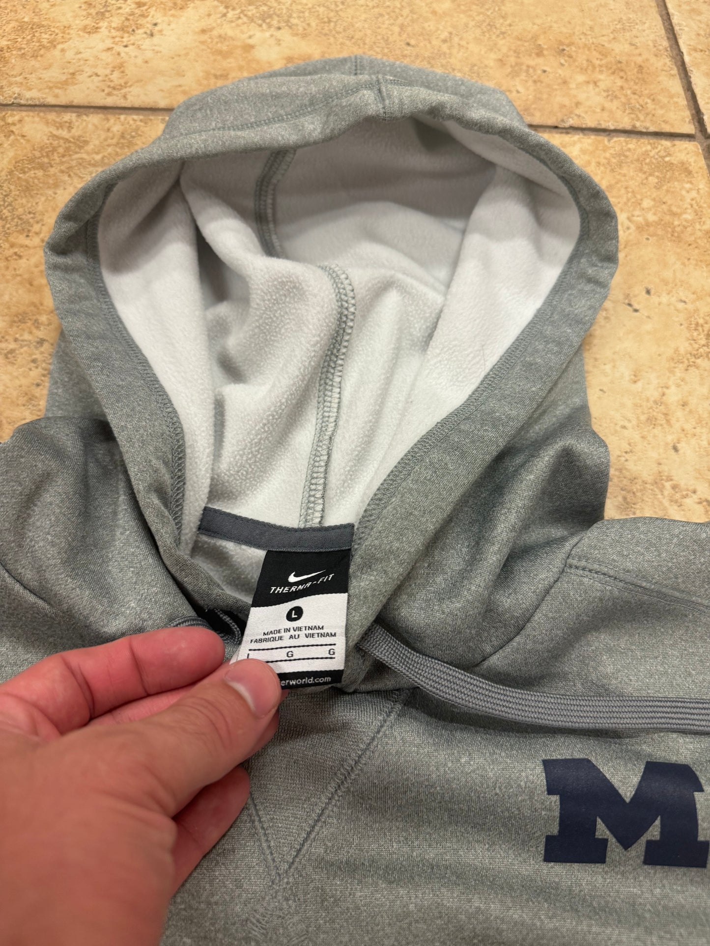 University of Michigan Football Nike Hoodie (Large)