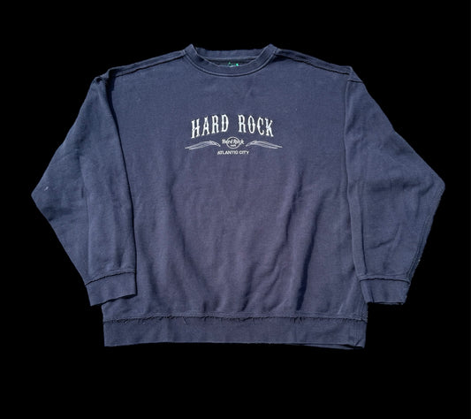 Hard Rock Atlantic City Embroidered Crewneck (XXL)