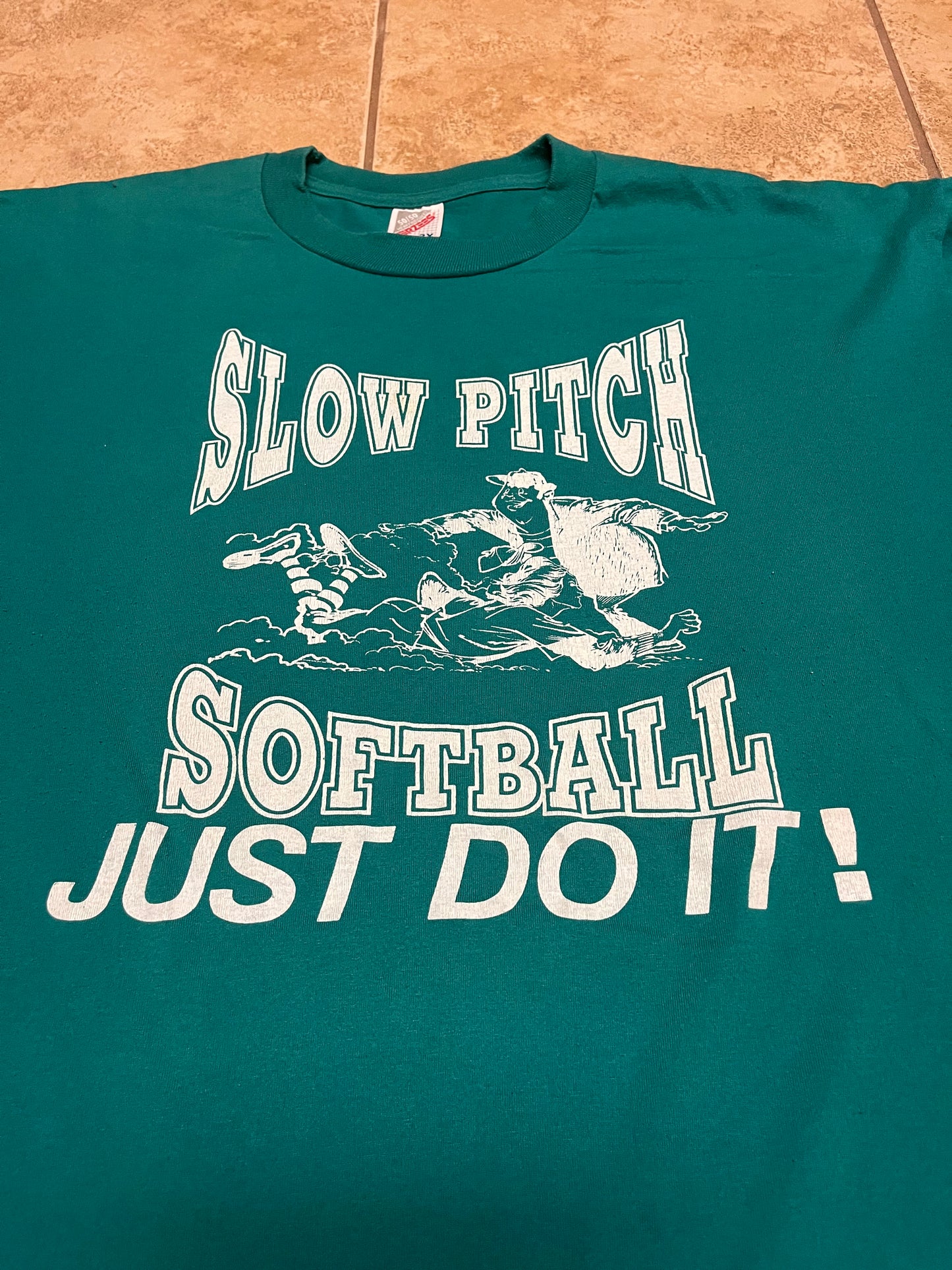 Slow Pitch Softball Vintage T-shirt (XXL)