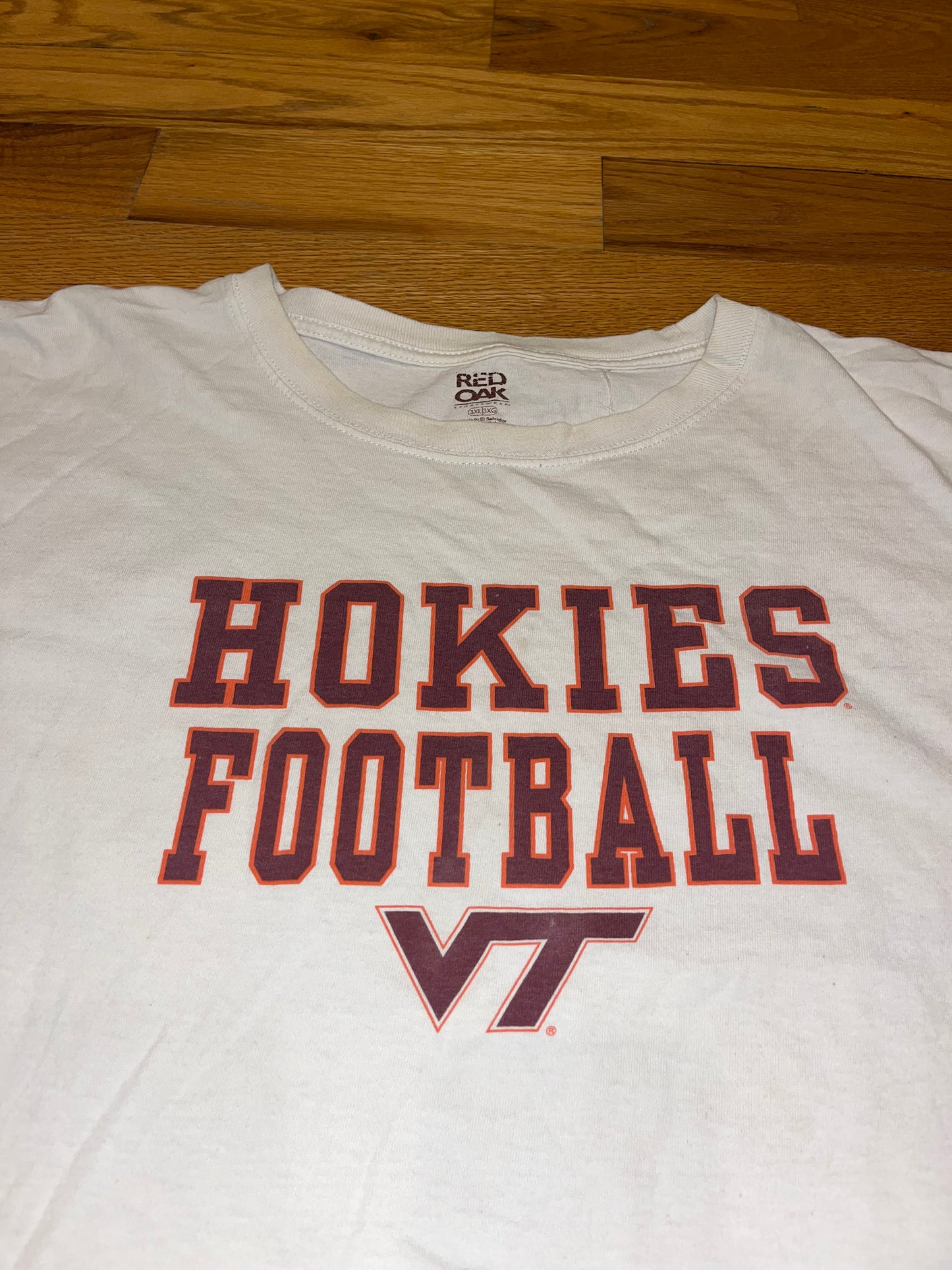 XXXL Virginia Tech Hokies Football T-shirt