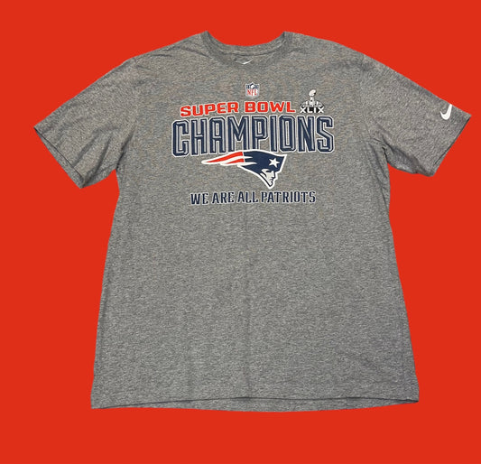 Nike New England Patriots Nike Super Bowl T-shirt (XL)